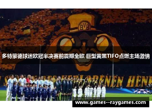 多特蒙德球迷欧冠半决赛前震撼全欧 巨型黄黑TIFO点燃主场激情